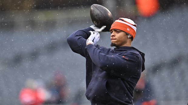 Former Chicago Bears quarterback Justin Fields